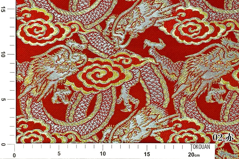 金襴織物 雲龍・小（全2色）