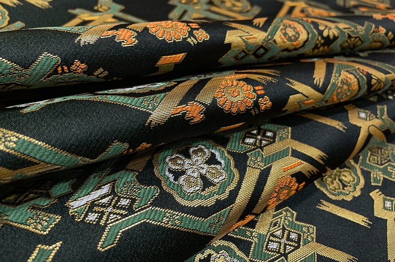 金襴織物 花檜垣錦