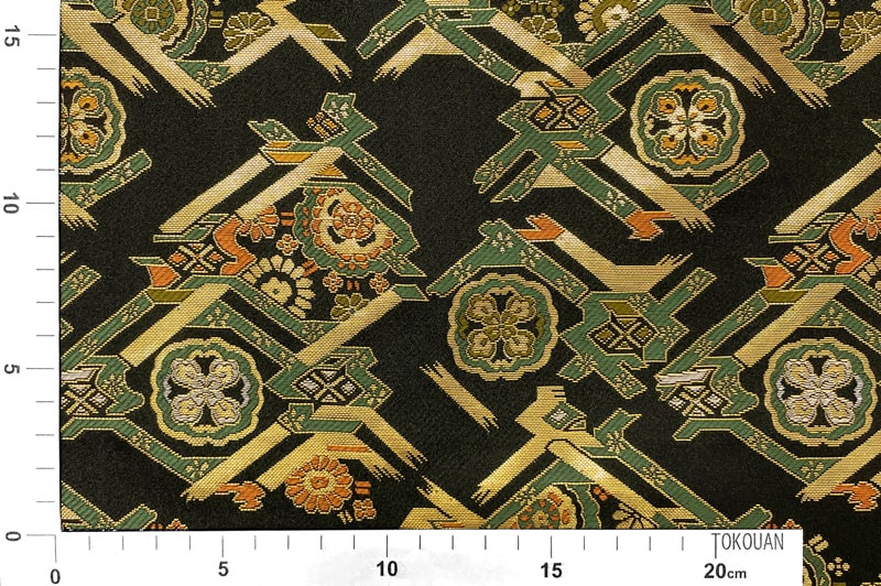 金襴織物 花檜垣錦