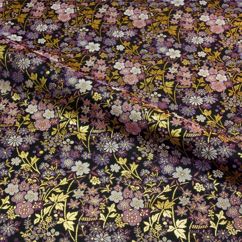 金襴織物 草花文 メジャー