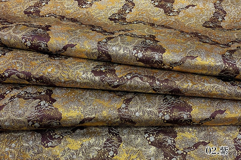 京都西陣織・金襴生地 道長蔓文（全2色）