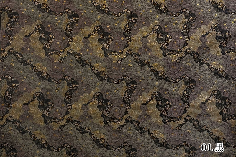 京都西陣織・金襴生地 道長蔓文（全2色）