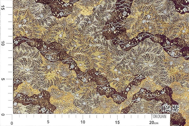 京都西陣織・金襴生地 道長蔓文（全2色）
