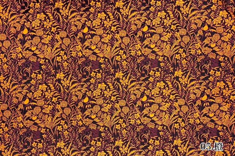 金襴生地 京都 西陣織 果樹文(全5色)