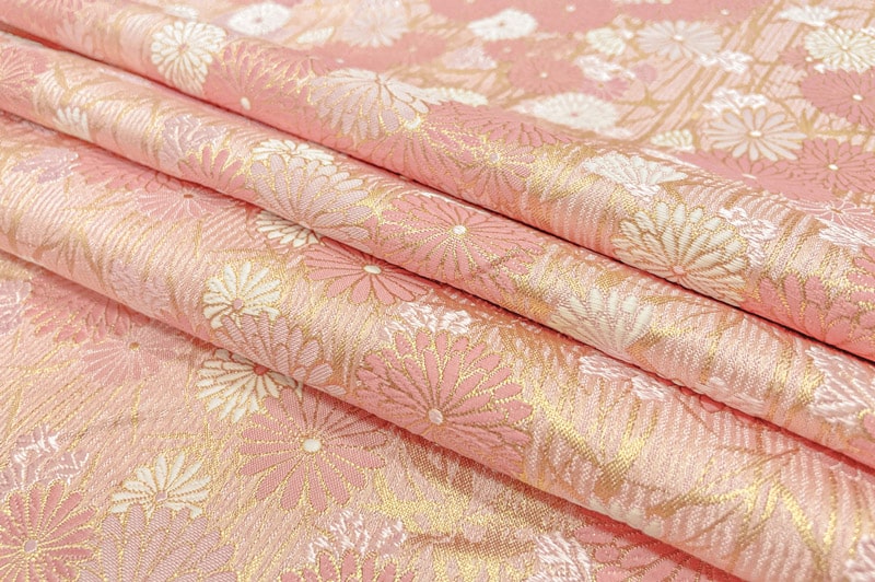 【銘品新品】京都染司名門「染の北川」「乱菊 嵯峨菊 疋田文様」アクアグリーン色 銘品新品】京都染司名門「染の北川」「乱菊 嵯峨菊 疋田文様