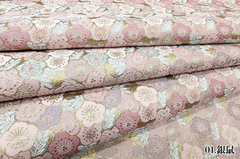 金襴織物 春梅文(全3色)