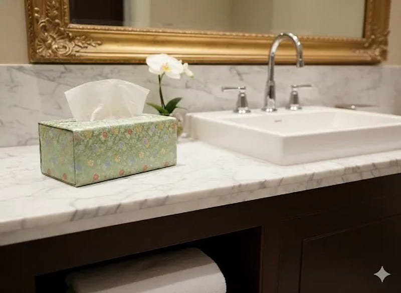 金襴織物 翠霞に舞桜文（若草色） 使用イメージ