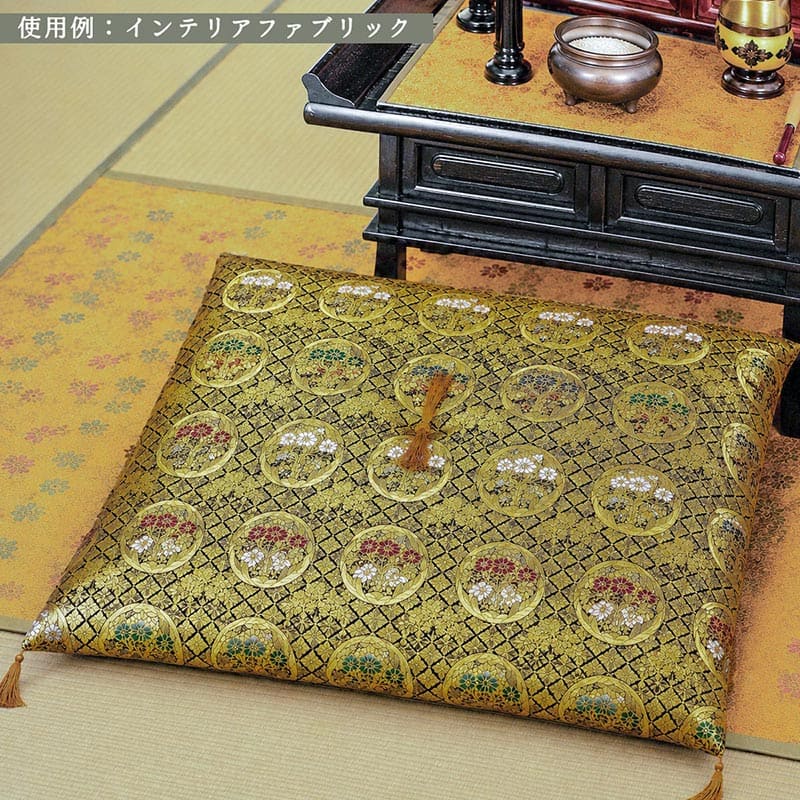 金襴織物 六釜鏡花丸（全2色）  作品例
