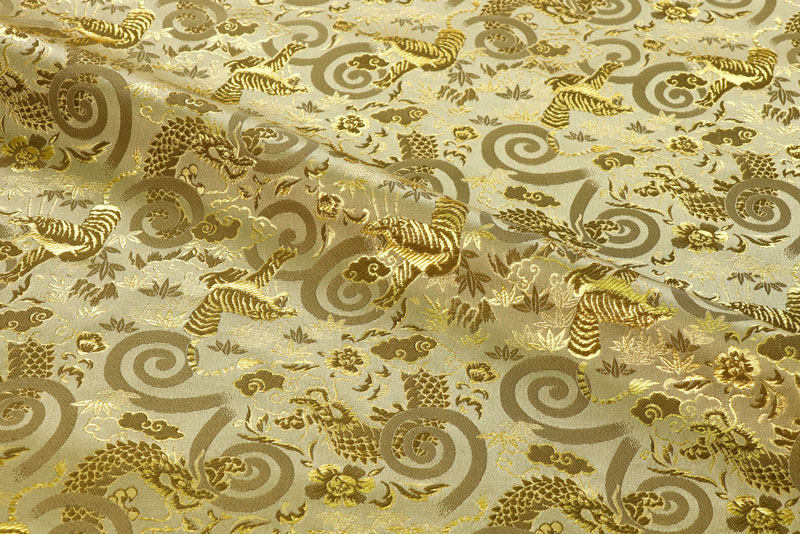 金襴生地販売 龍虎柄の金襴生地通販なら都香庵
