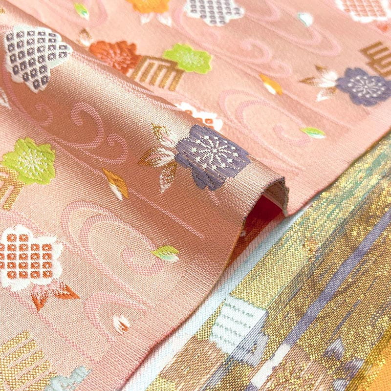 金襴織物 源氏香に櫻（全2色） 