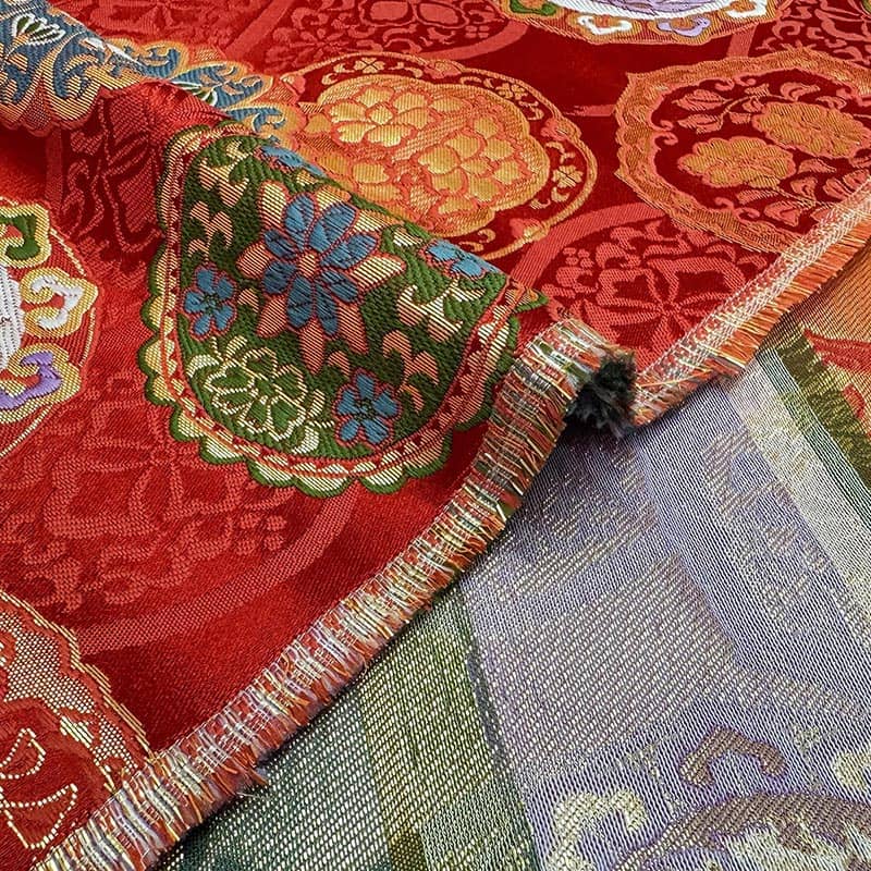金襴織物 鏡鳳凰 (全2色) 