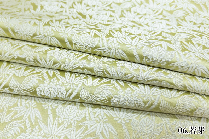 金襴織物 桐竹鳳凰文