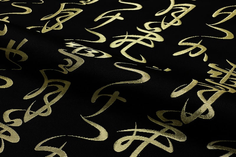 金襴織物 雪月花