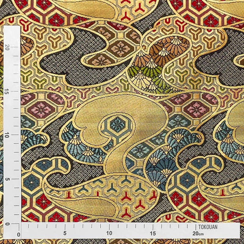 金襴織物 波割付文様（全2色）  定規