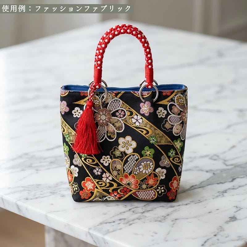 金襴織物 華文に流水のし文（全2色）  作品例