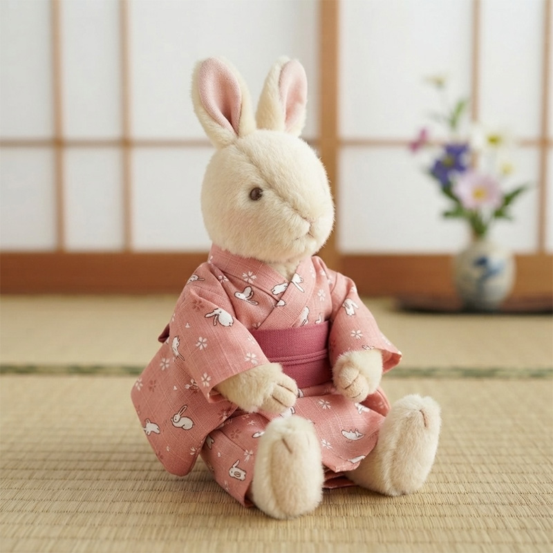 本麻 生地 うさぎ (全7色) 