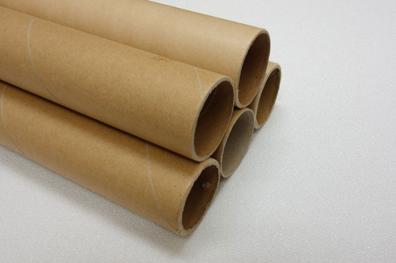 リサイクル紙管 長さ70cm×内径3.5~4.0cm 5本セット